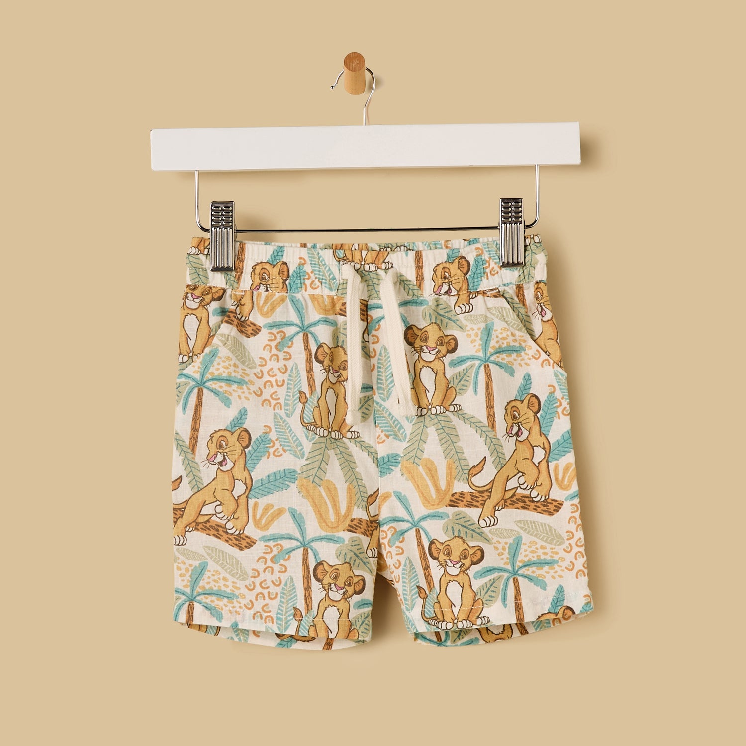 Lion King Print Cotton Shorts Set