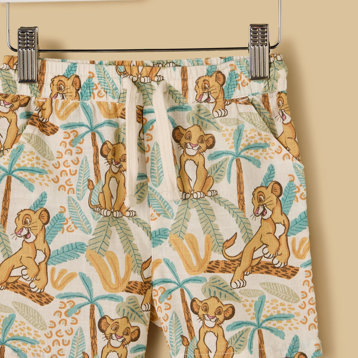 Lion King Print Cotton Shorts Set