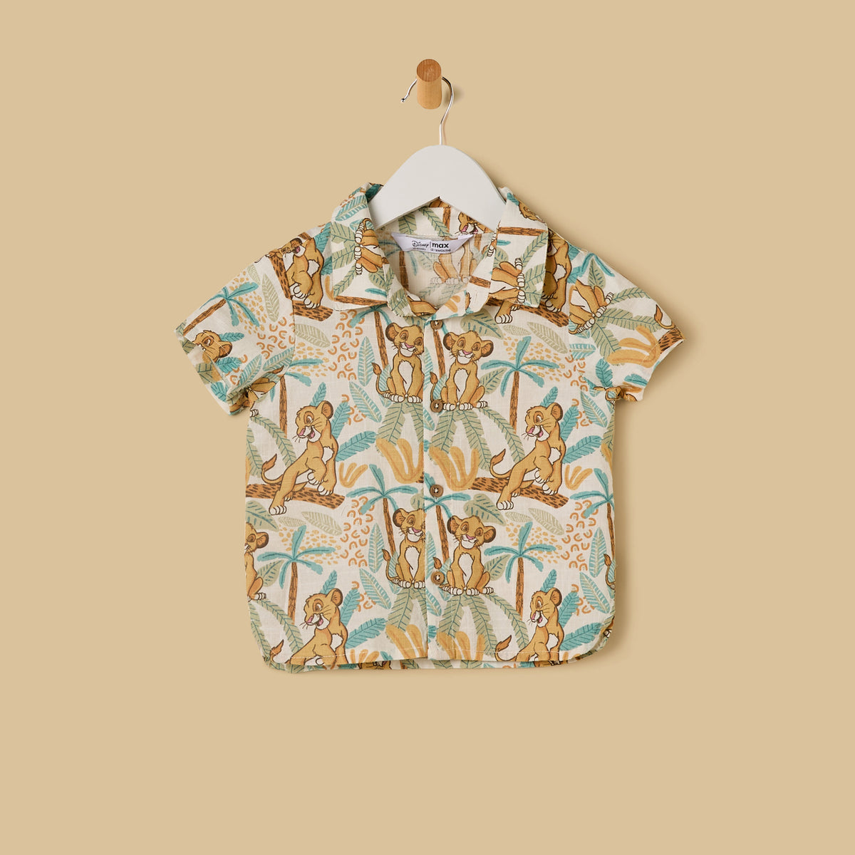 Lion King Print Cotton Shorts Set