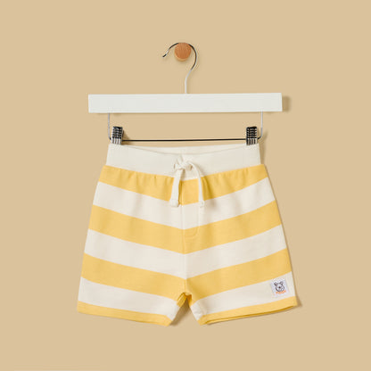 Winnie the Pooh Print Cotton T-shirt and Shorts Set