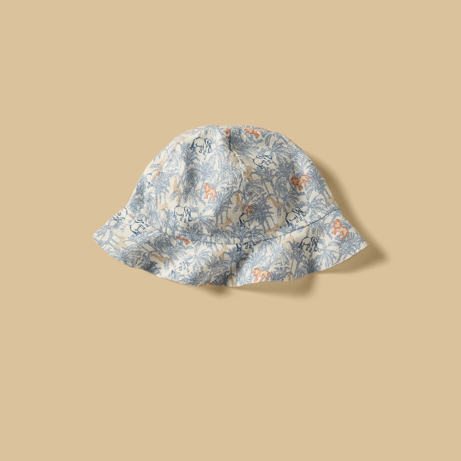 Safari Print Shirt with Shorts and Hat