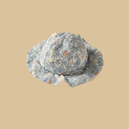 Safari Print Shirt with Shorts and Hat