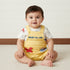 Aquatic 3D Pocket Applique Cotton Ottoman Dungaree and T-shirt Set - 12-18 MTHS