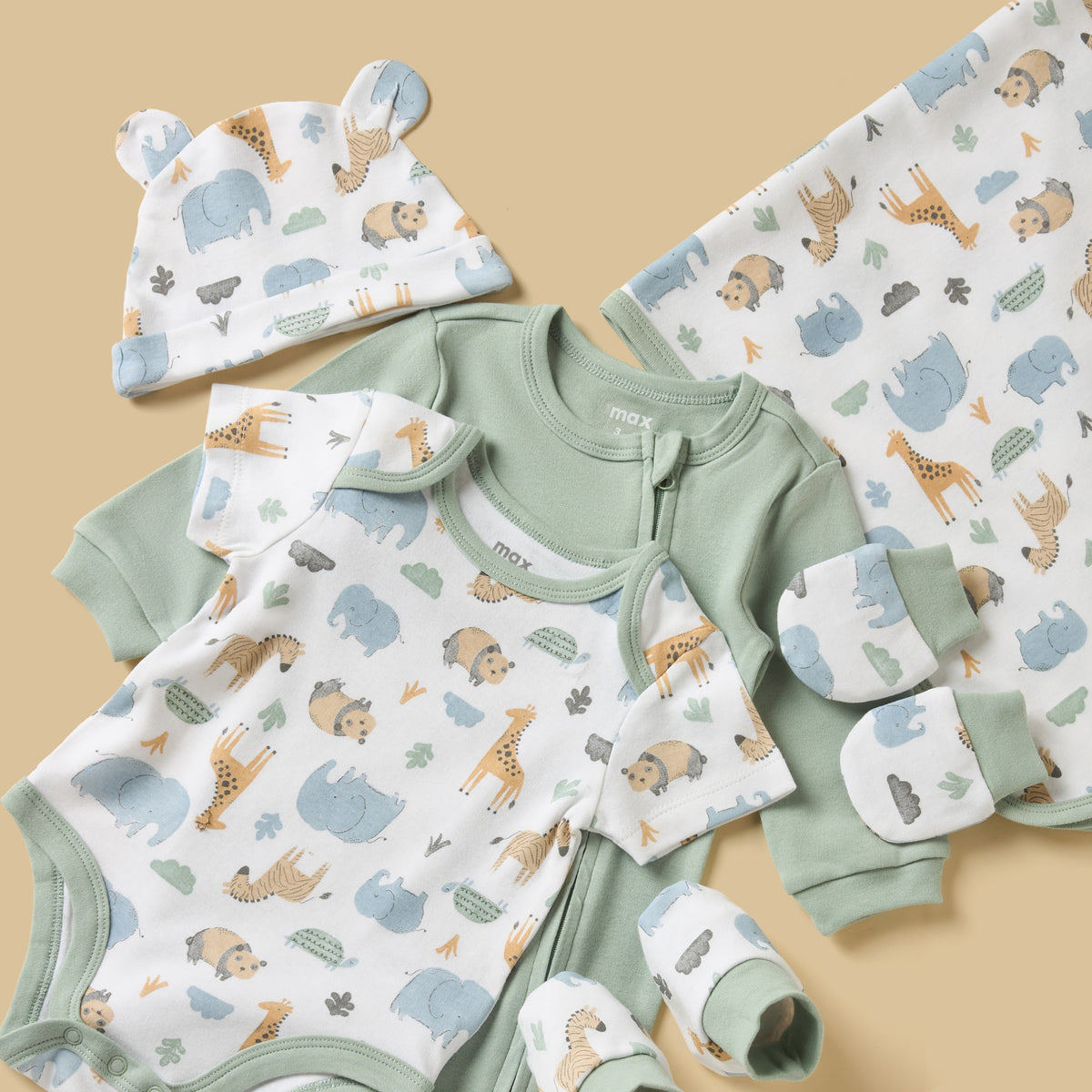 Safari Animal Print 7-Piece Gift Set