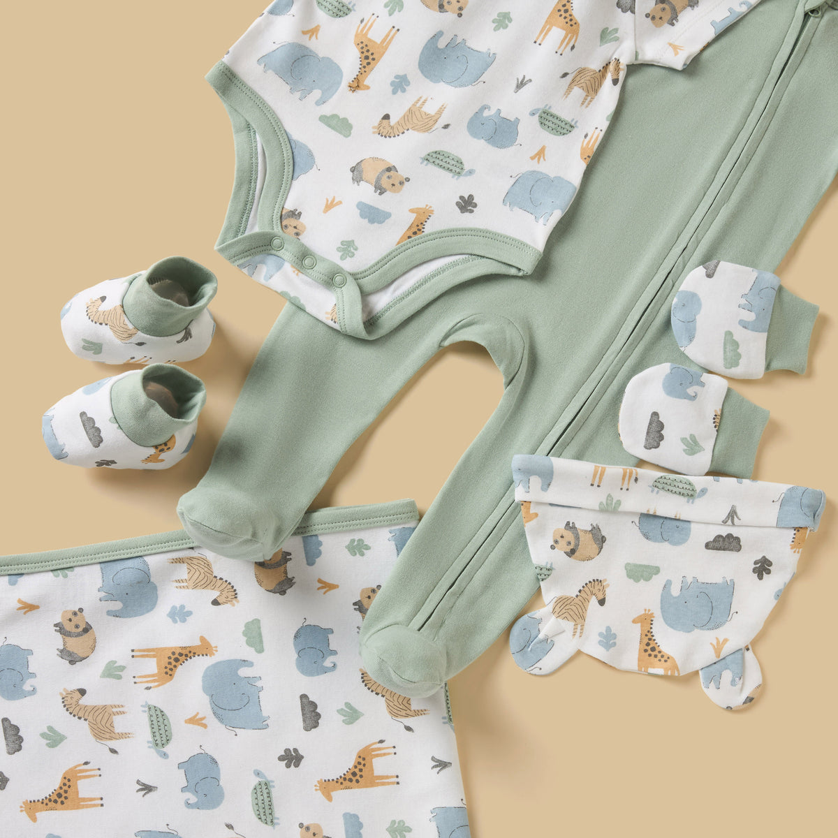 Safari Animal Print 7-Piece Gift Set
