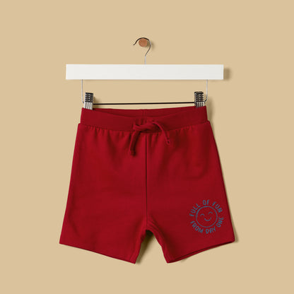 Striped Cotton T-shirt and Shorts Set