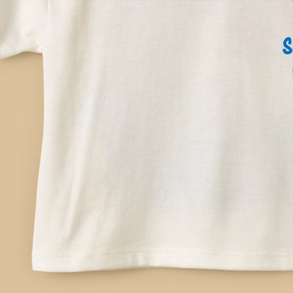 Smurfs Print Cotton T-shirt and Shorts Set