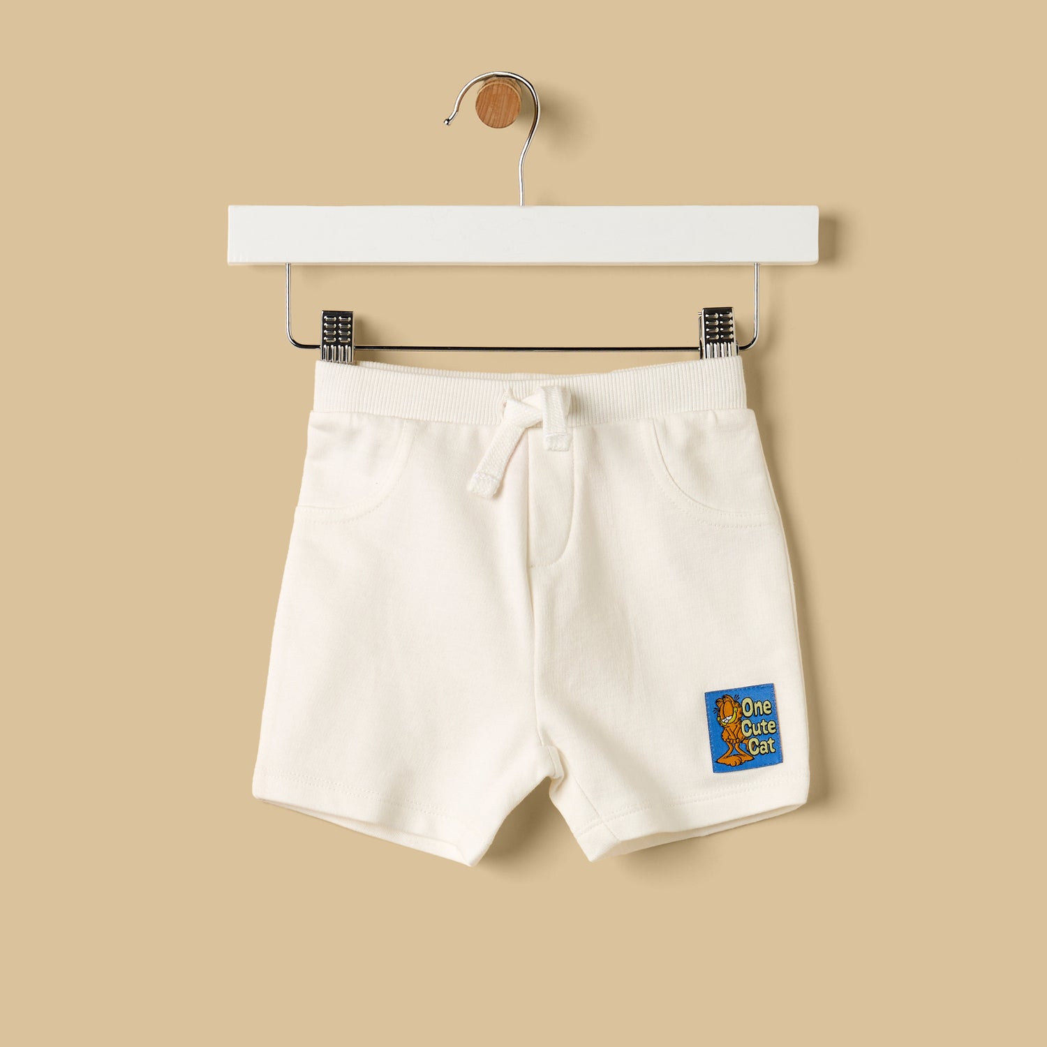 Garfield Print Cotton T-shirt and Shorts Set