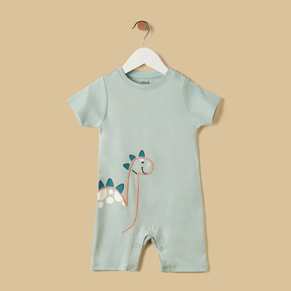 Pack of 2 - Dinosaur Print Cotton Romper