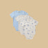 Pack of 3 - Winnie the Pooh Print Cotton Bodysuit - Blue / 12-18 mths