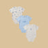 Pack of 3 - Winnie the Pooh Print Cotton Bodysuit - Blue / 12-18 mths