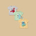 Pack of 3 - Aquatic 3D Animal Print Cotton T-shirt - Multicolour / 12-18 mths