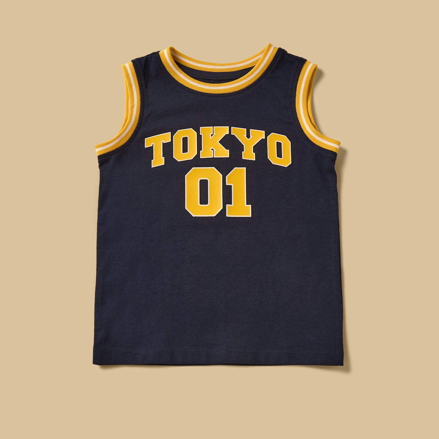 Pack of 3 - Varsity Print Sleeveless T-shirt