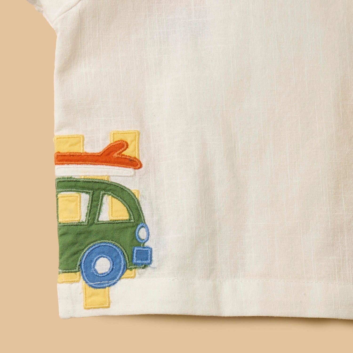 Beach Applique Shirt and Shorts Set