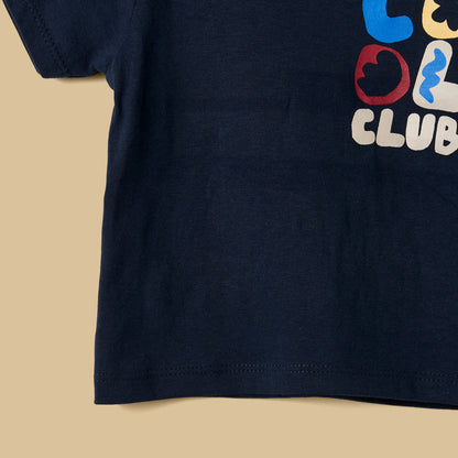 Printed Cotton T-shirt with Shorts and Cap