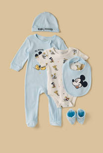 Mickey Mouse Print 5-Piece Clothing Set-undefined-image-1
