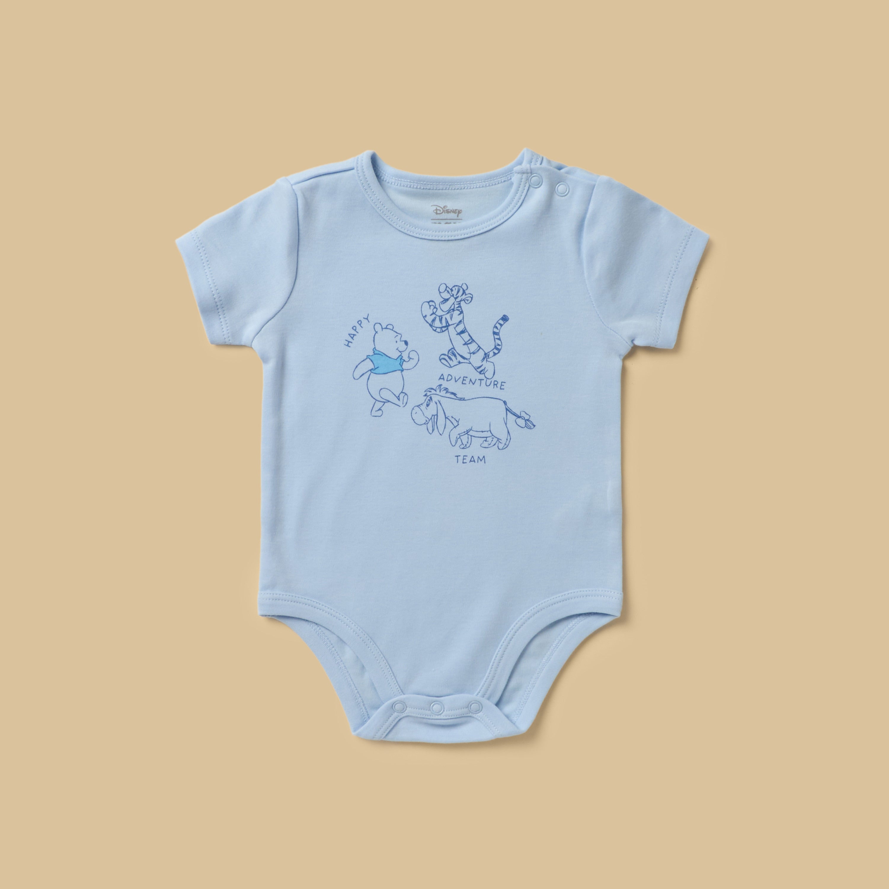 Winnie the Pooh Print 6-Piece Cotton Clothing Set