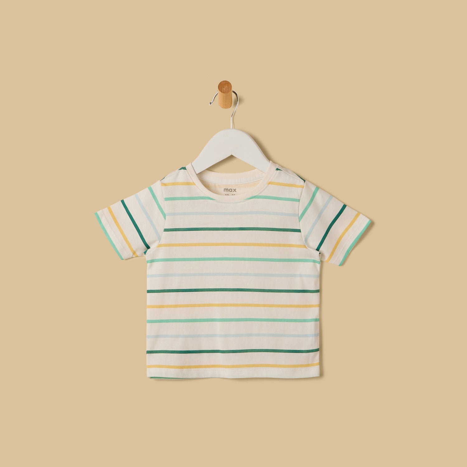 Embroidered Denim Dungaree with Striped T-shirt