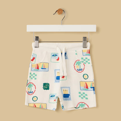 Pack of 2 - Printed Cotton Shorts