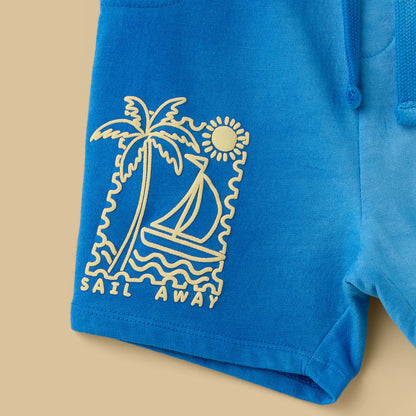 Pack of 2 - Printed Cotton Shorts