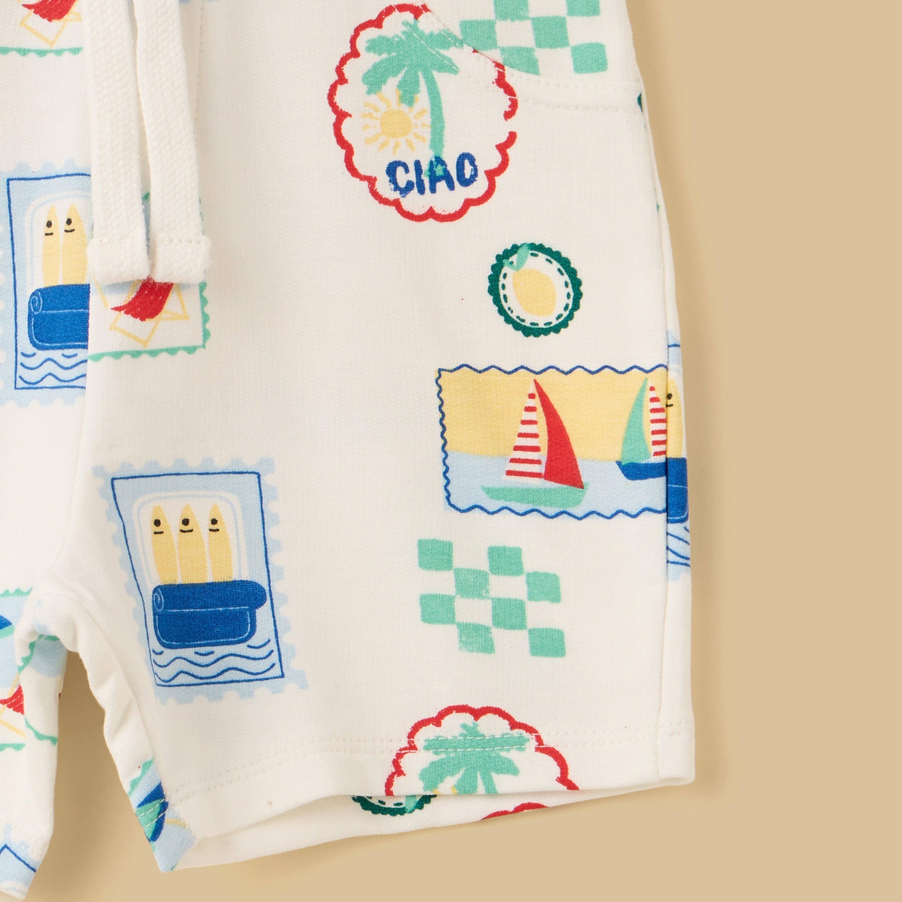 Pack of 2 - Printed Cotton Shorts