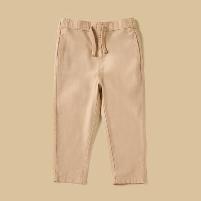 Checked Cotton Shirt with Sweater and Pants