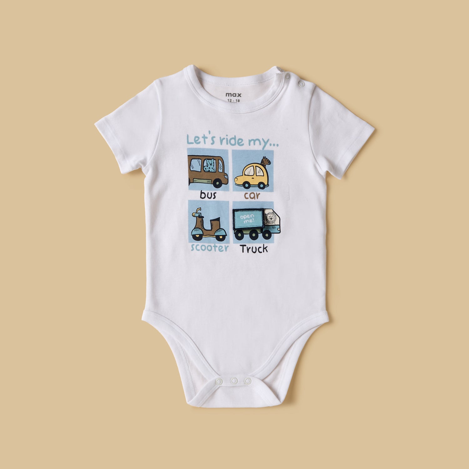 Printed Cotton Bodysuit with Zip Through Hoodie and Joggers