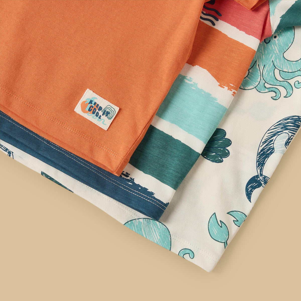 Pack of 3 - Assorted Cotton T-shirt