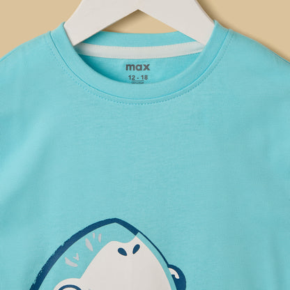 Shark 3D Print T-shirt and Shorts Set