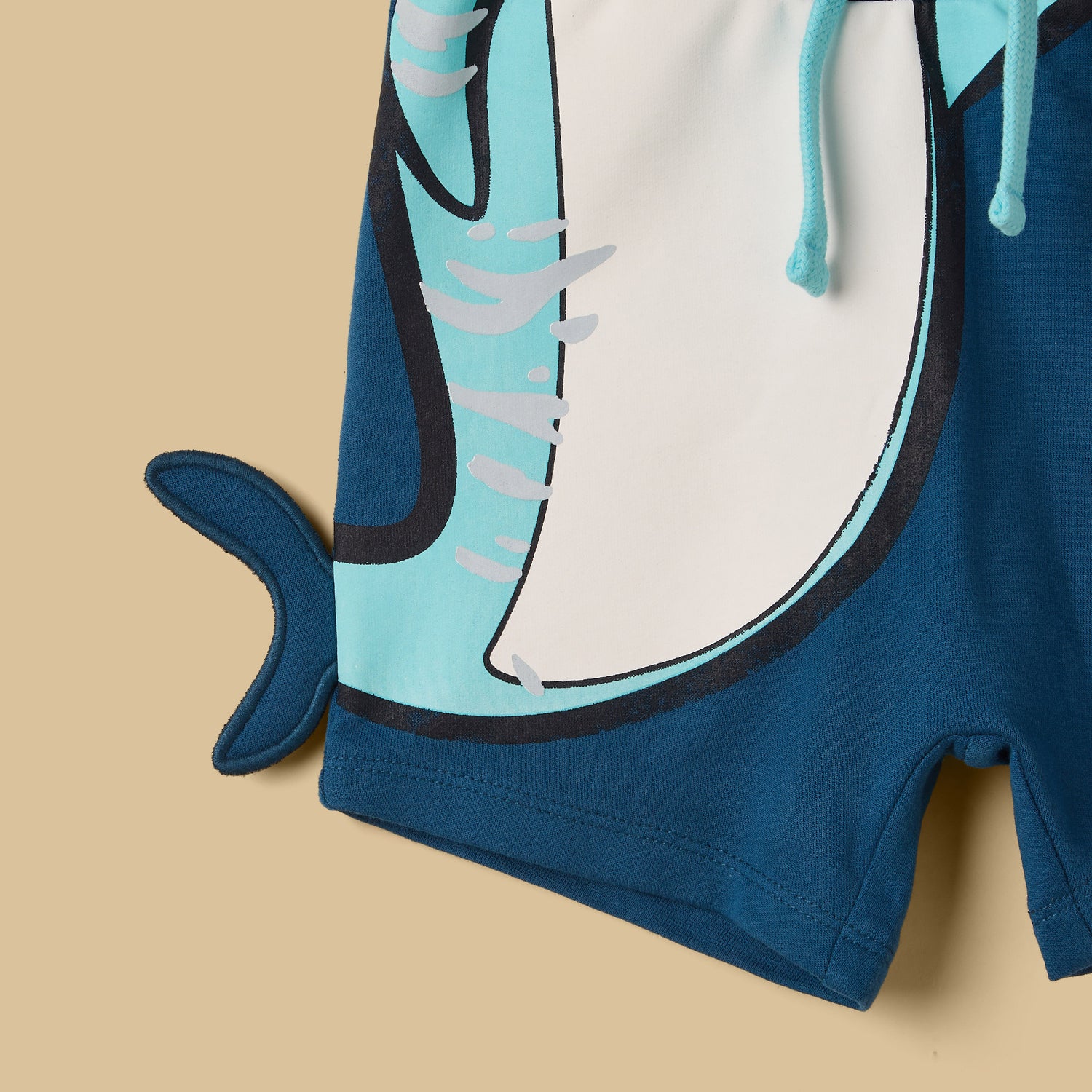Shark 3D Print T-shirt and Shorts Set