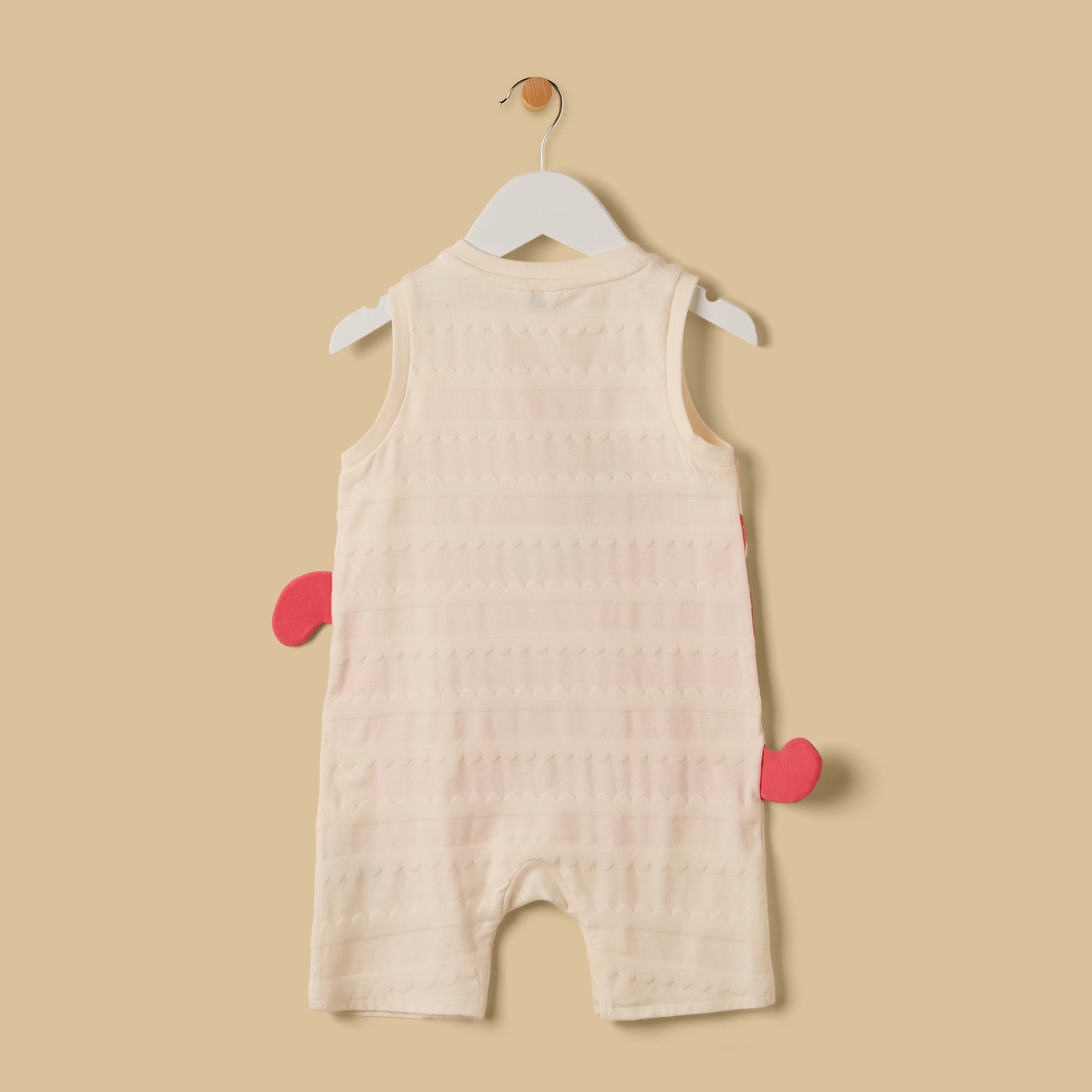 Octopus Lenticular Print Cotton Romper