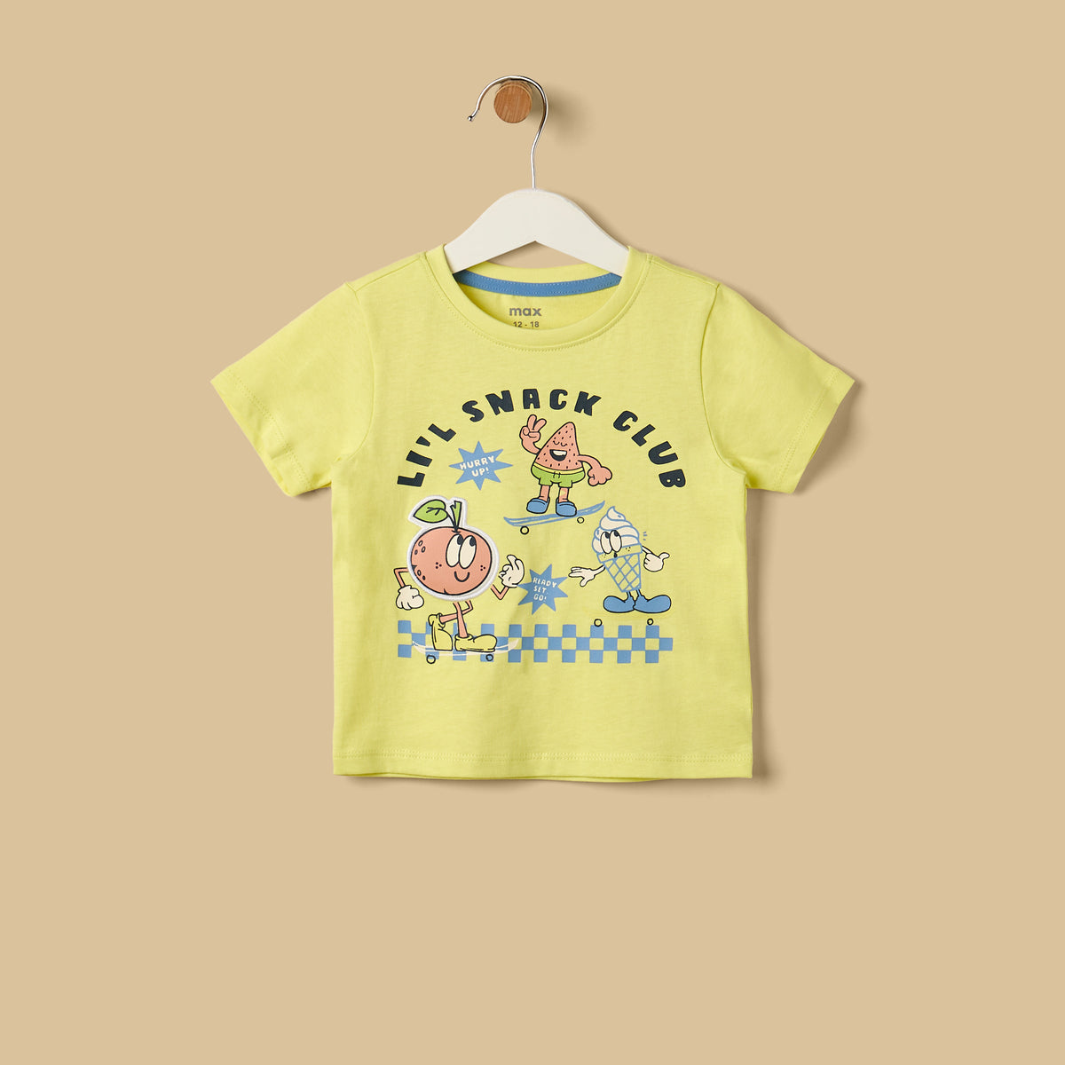 Graphic Print Cotton T-shirt and Shirt Set