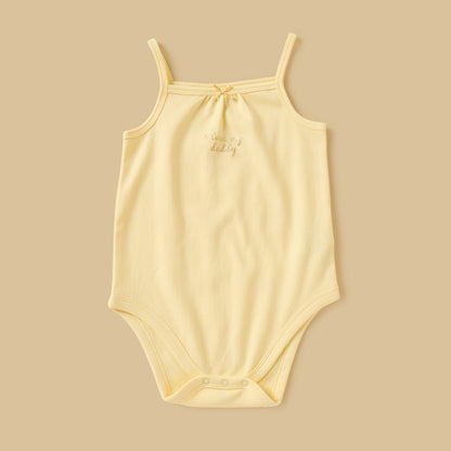 Pack of 3 - Printed Strappy Bodysuit