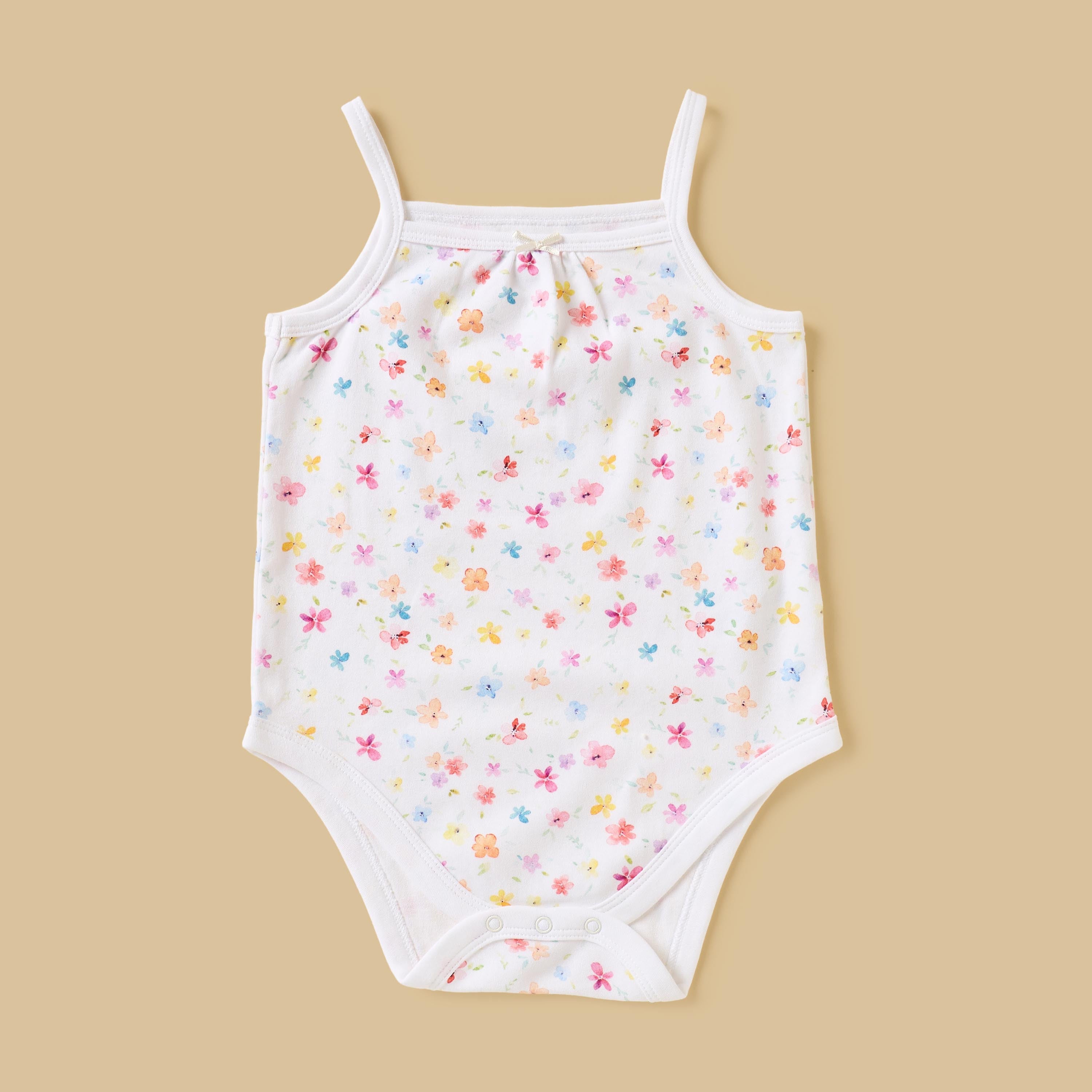 Pack of 3 - Printed Strappy Bodysuit