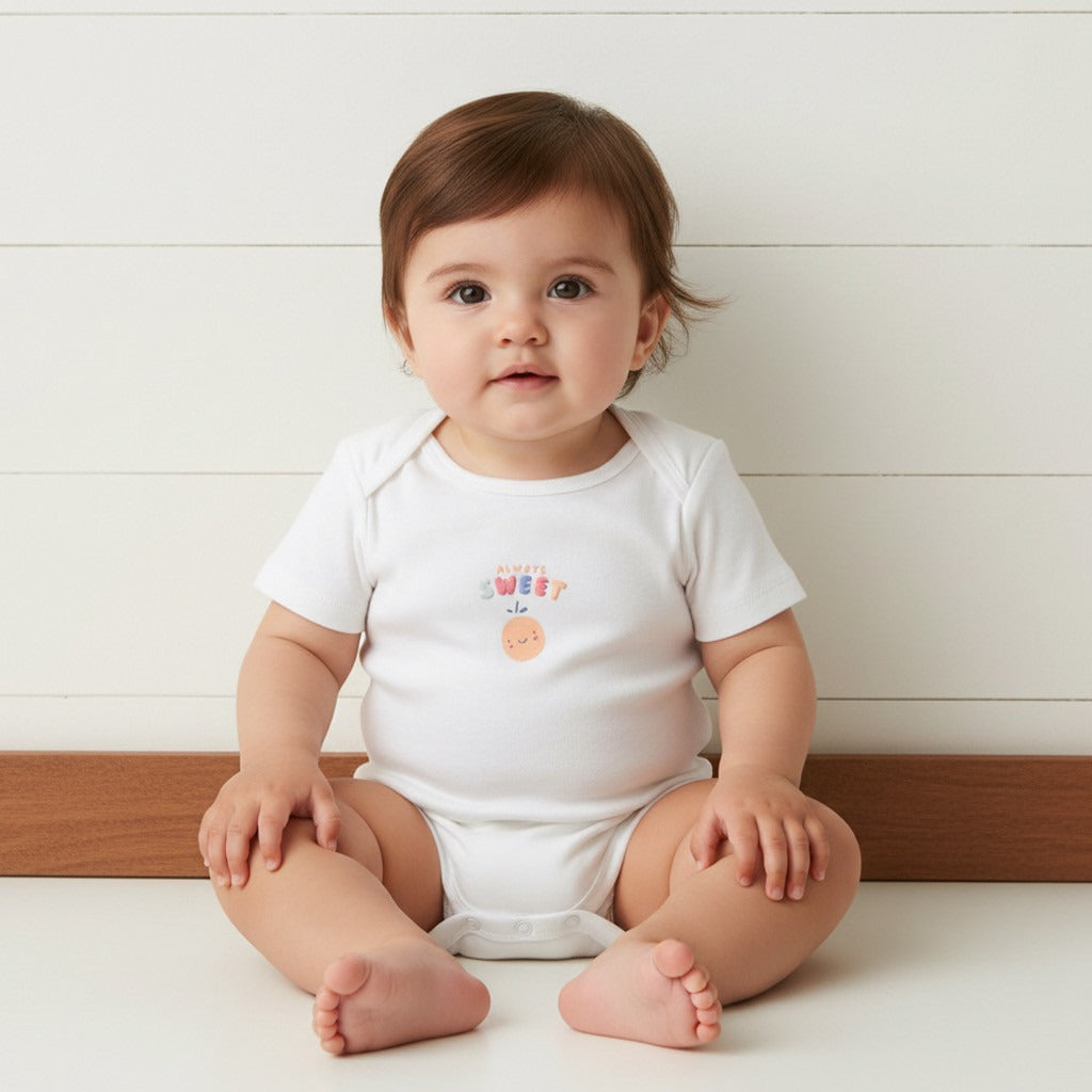 Pack of 5 - Printed Cotton Bodysuit