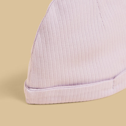 Ribbed Beanie with Booties and Mittens
