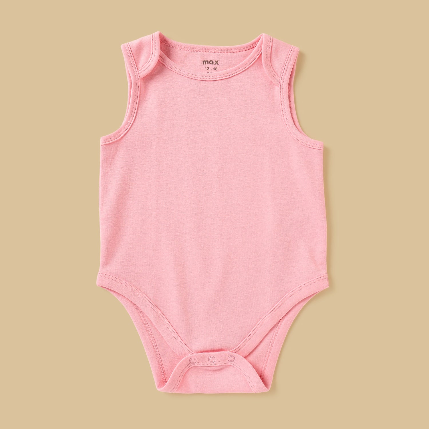 Pack of 5 - Assorted Cotton Sleeveless Bodysuit