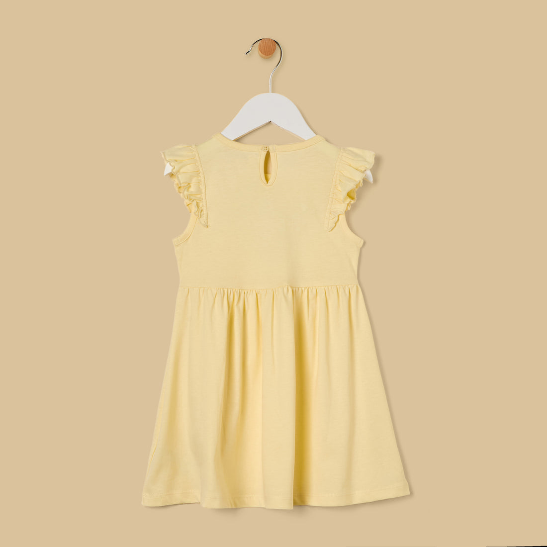 Bear Print Cotton Sleeveless Dress