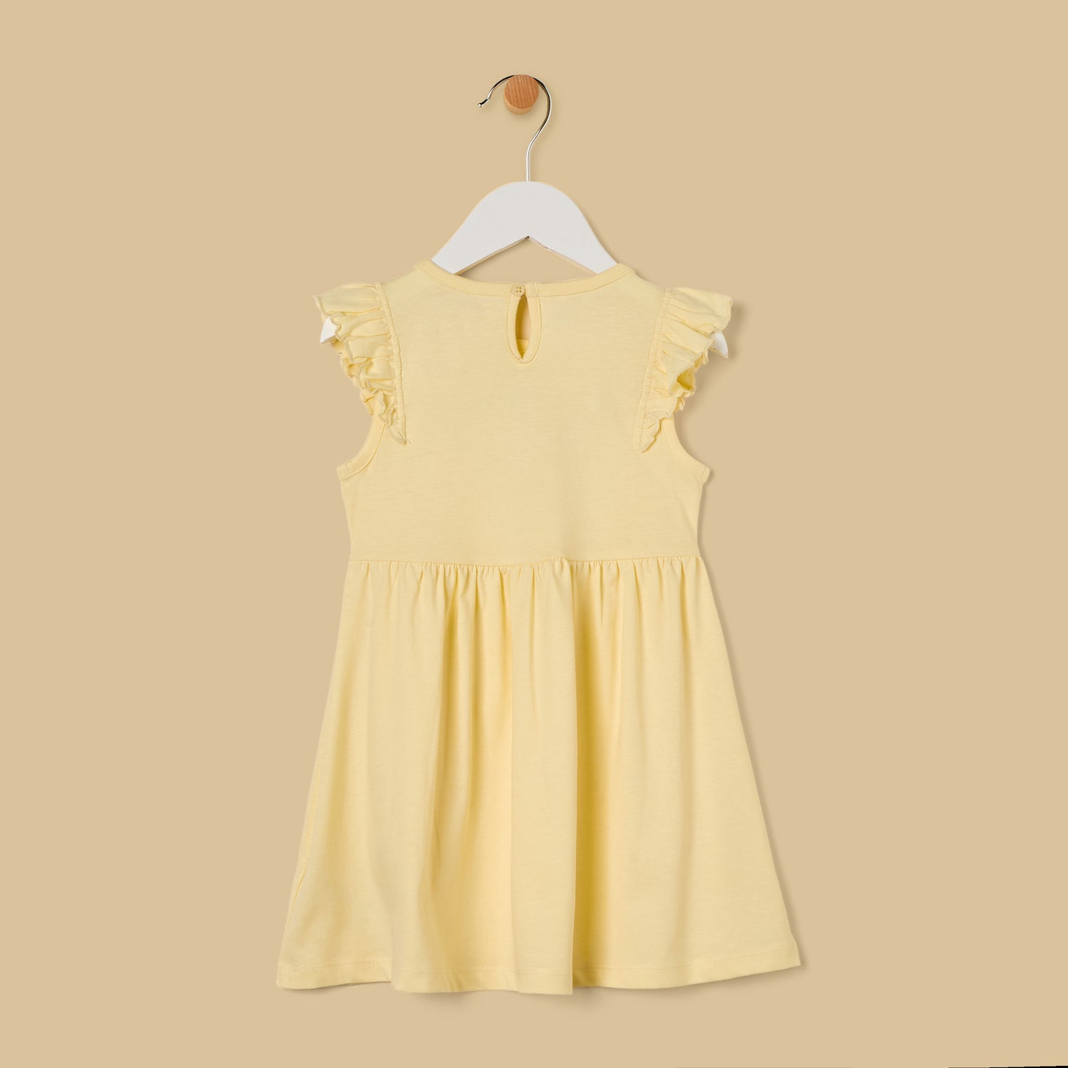 Bear Print Cotton Sleeveless Dress