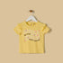 Floral Print Cotton Top with Ruffles - Yellow / 12-18 mths