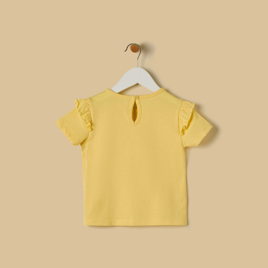 Floral Print Cotton Top with Ruffles