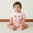 Printed T-shirt and Short Leggings Set - Pink / 12-18 mths