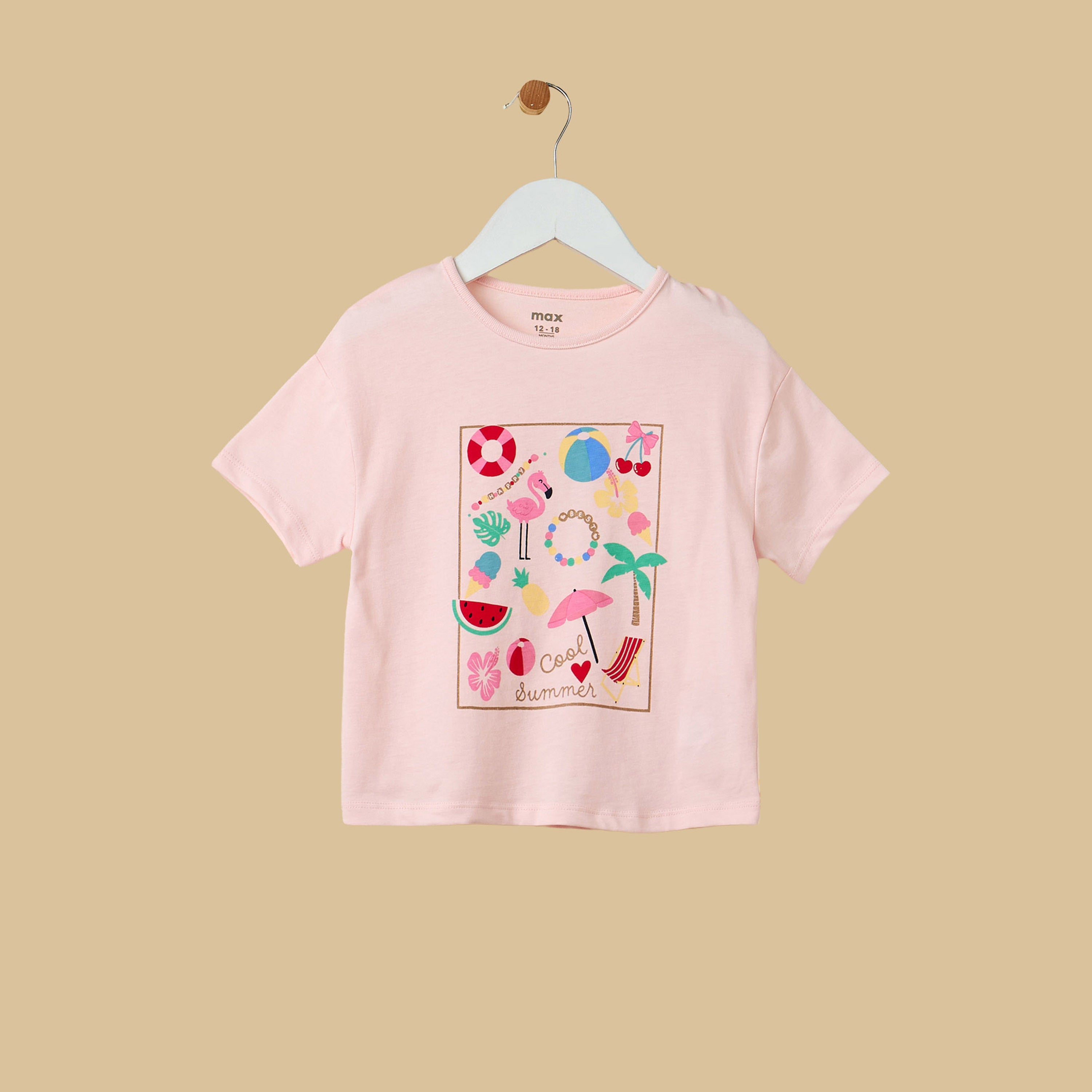 Printed T-shirt and Short Leggings Set