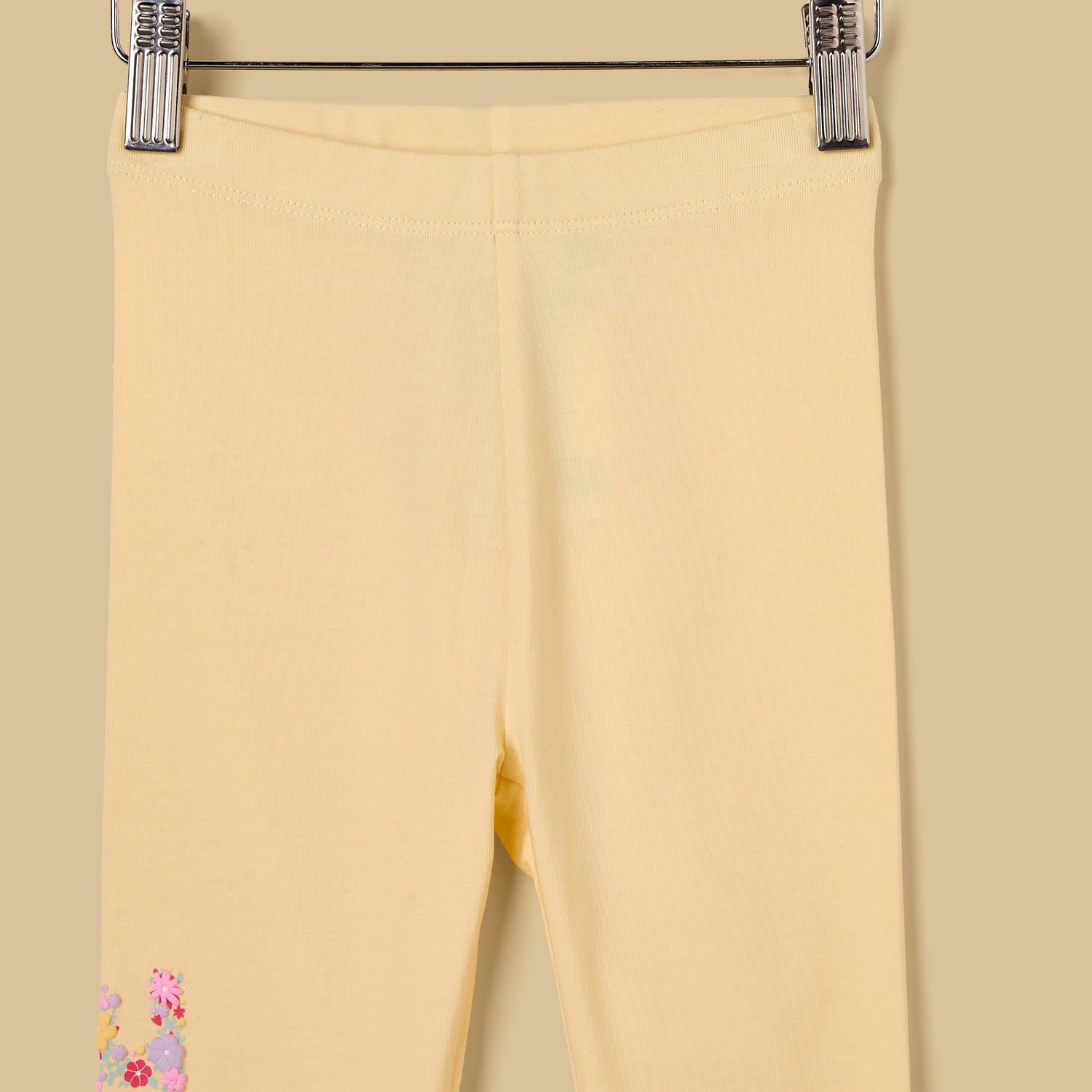 Floral Embroidered Leggings