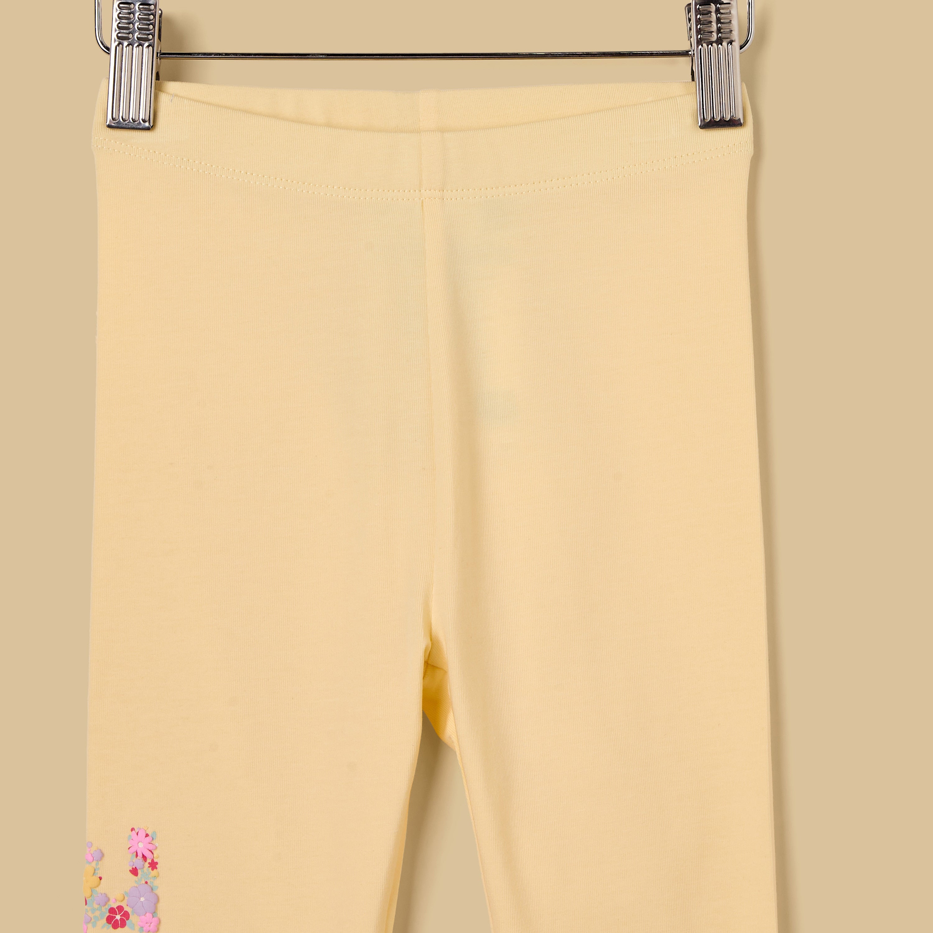 Floral Embroidered Leggings