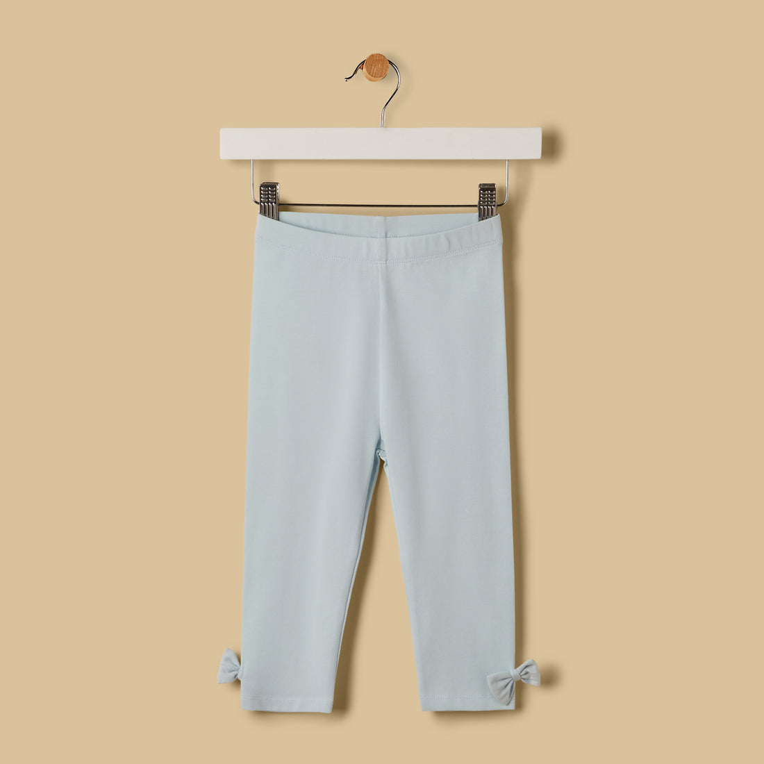 Bow Accent Leggings - Blue / 12-18 mths