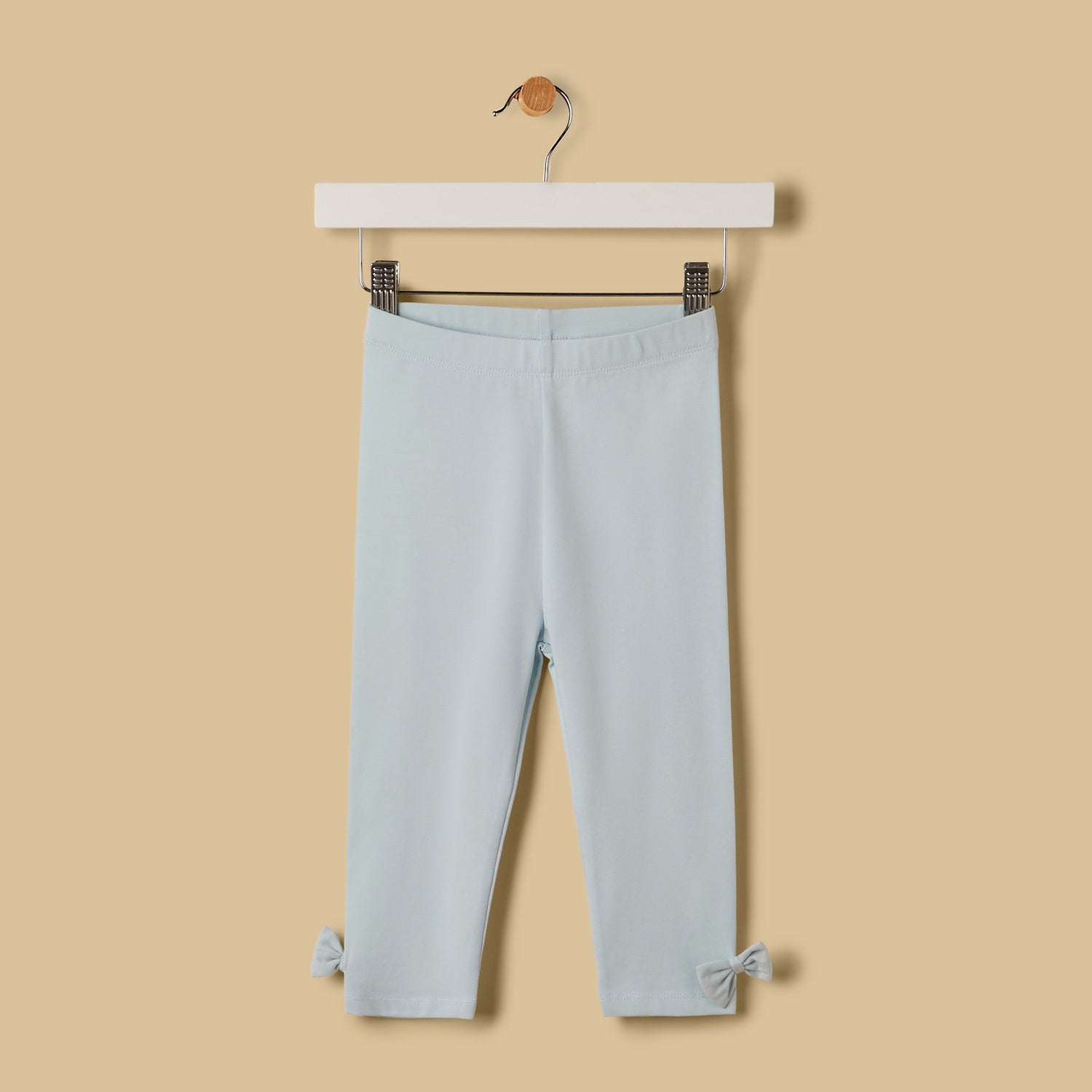 Bow Accent Leggings - Blue / 12-18 mths