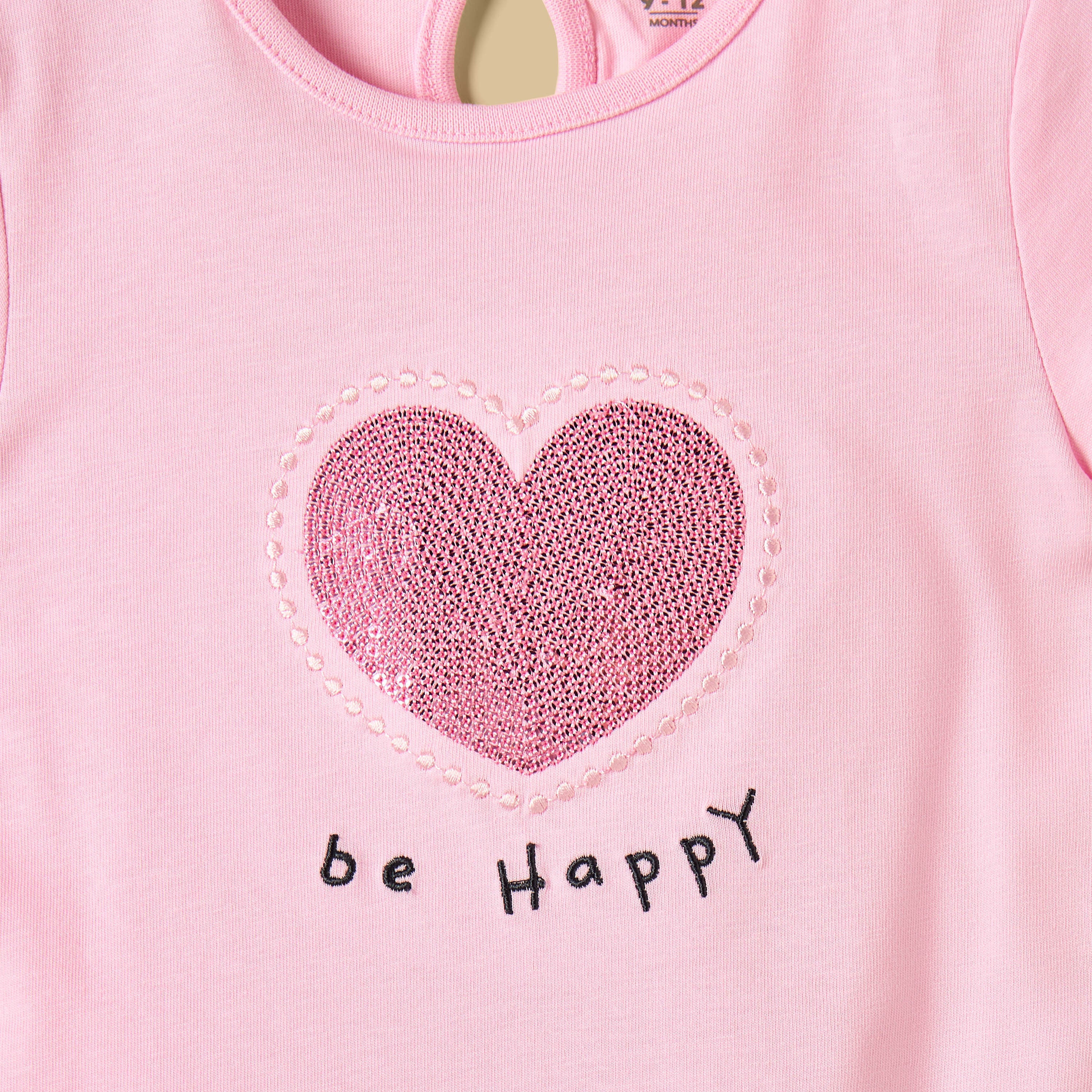 Heart Sequin Embellished Top