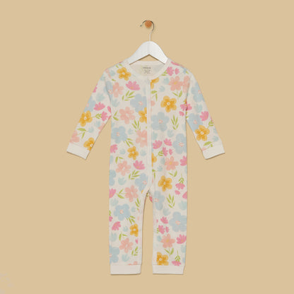 Pack of 2 - Floral Print Sleepsuit