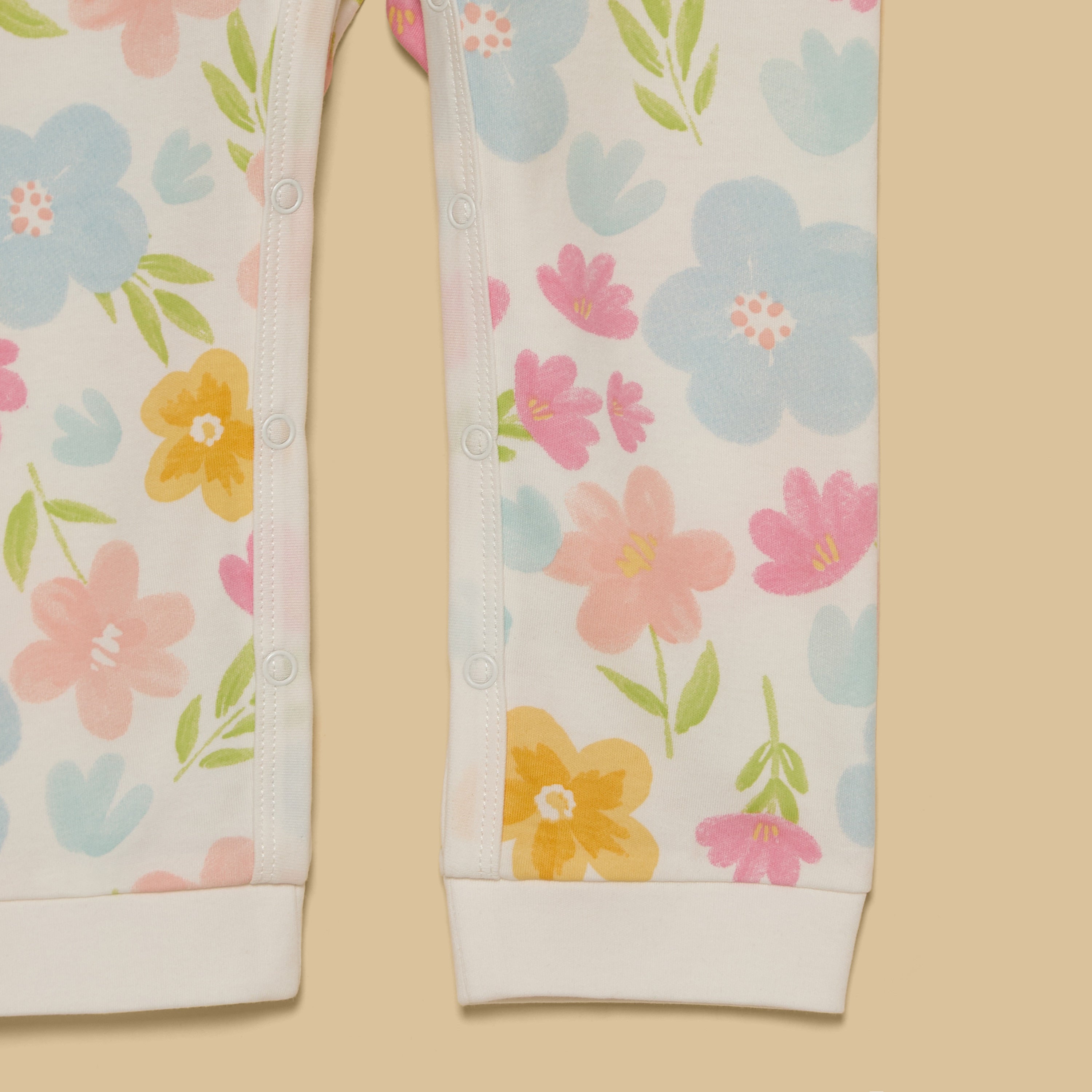 Pack of 2 - Floral Print Sleepsuit